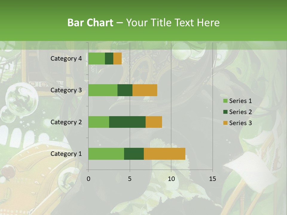 A Woman In A Green Dress Is Standing On Steps PowerPoint Template