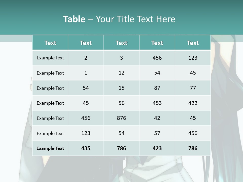 A Couple Of Anime Characters Hugging Each Other PowerPoint Template