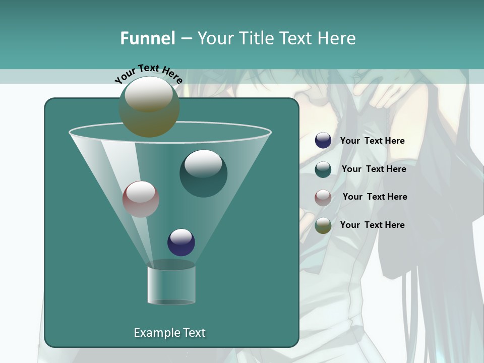 A Couple Of Anime Characters Hugging Each Other PowerPoint Template