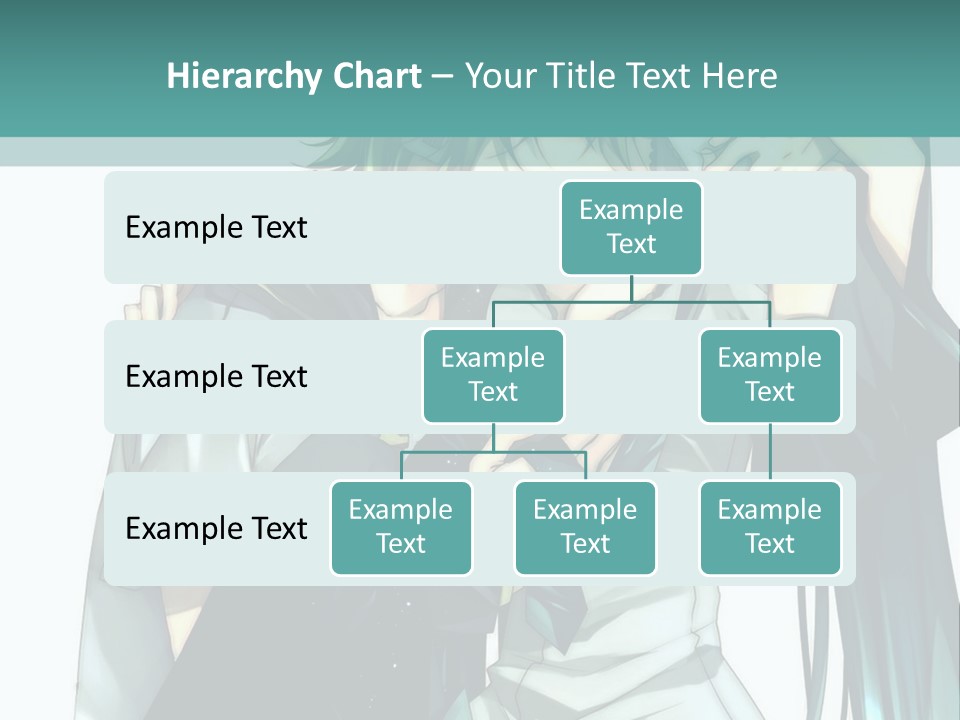 A Couple Of Anime Characters Hugging Each Other PowerPoint Template