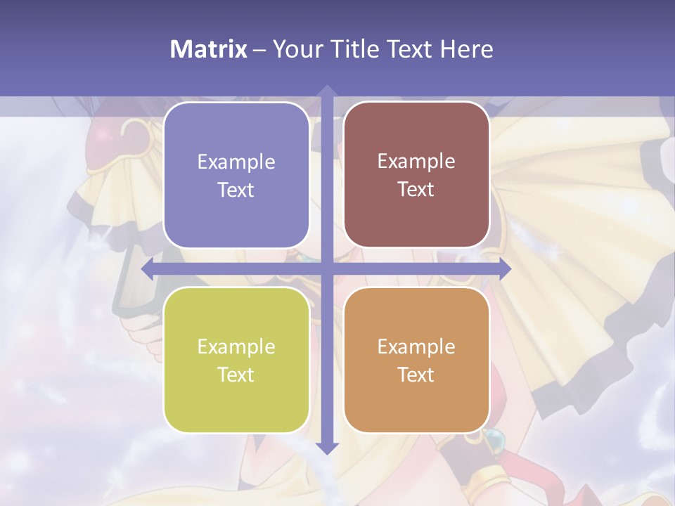 A Girl In A Yellow Dress With Angel Wings PowerPoint Template