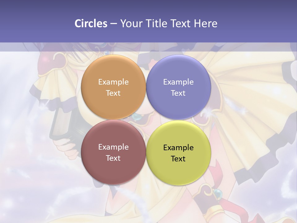 A Girl In A Yellow Dress With Angel Wings PowerPoint Template