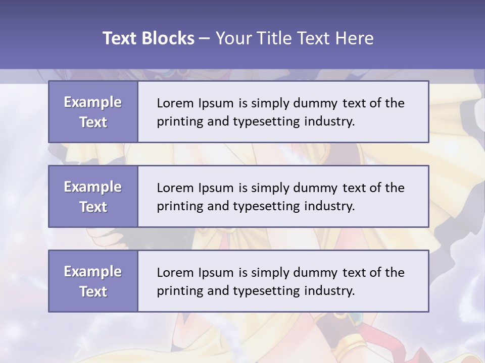 A Girl In A Yellow Dress With Angel Wings PowerPoint Template