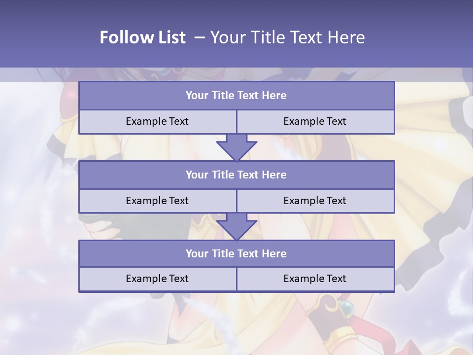 A Girl In A Yellow Dress With Angel Wings PowerPoint Template