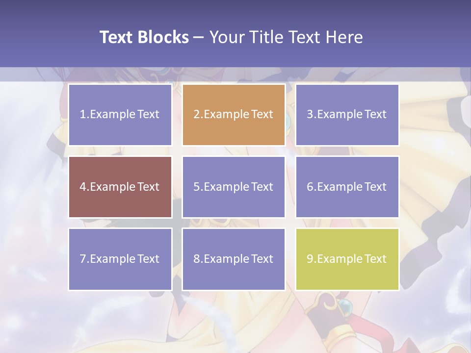 A Girl In A Yellow Dress With Angel Wings PowerPoint Template