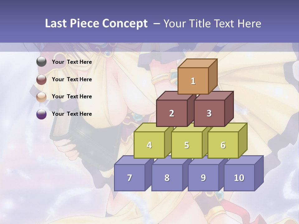 A Girl In A Yellow Dress With Angel Wings PowerPoint Template