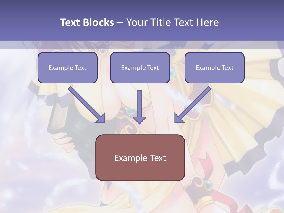 A Girl In A Yellow Dress With Angel Wings PowerPoint Template