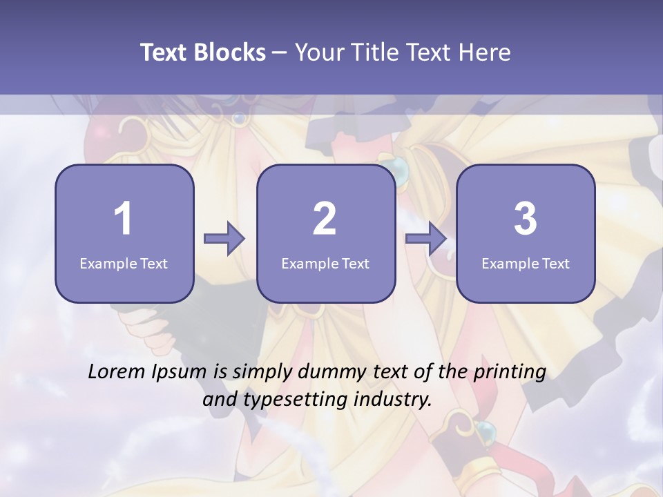 A Girl In A Yellow Dress With Angel Wings PowerPoint Template