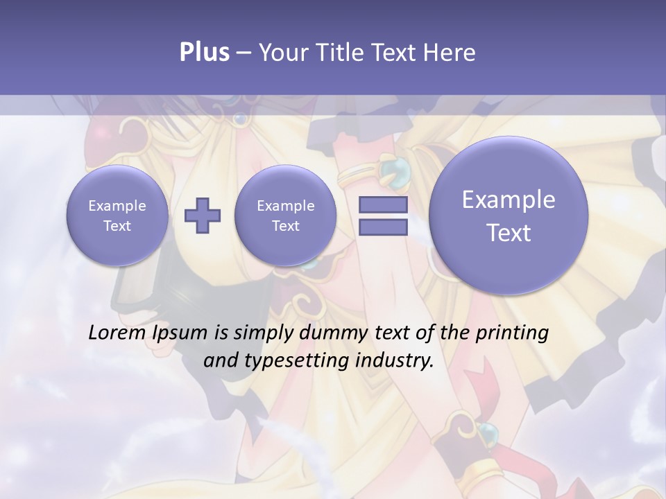 A Girl In A Yellow Dress With Angel Wings PowerPoint Template