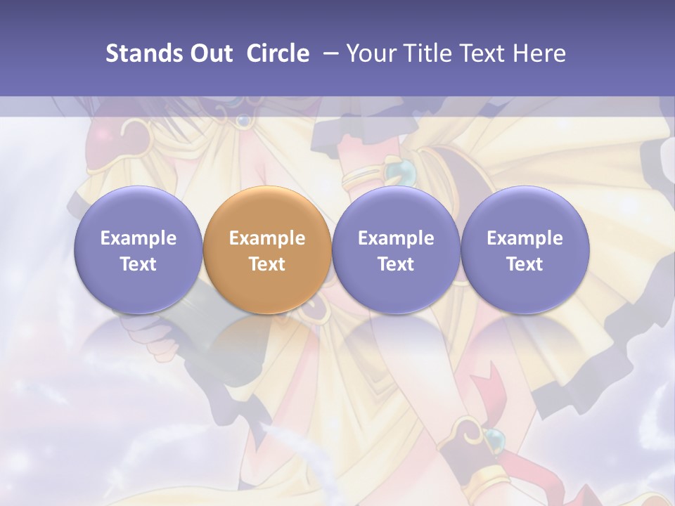 A Girl In A Yellow Dress With Angel Wings PowerPoint Template