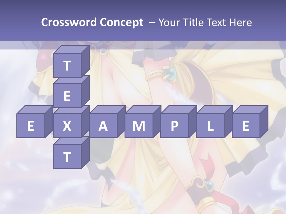 A Girl In A Yellow Dress With Angel Wings PowerPoint Template