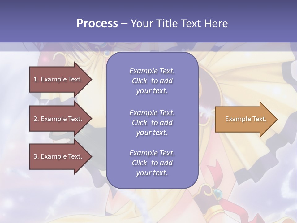A Girl In A Yellow Dress With Angel Wings PowerPoint Template