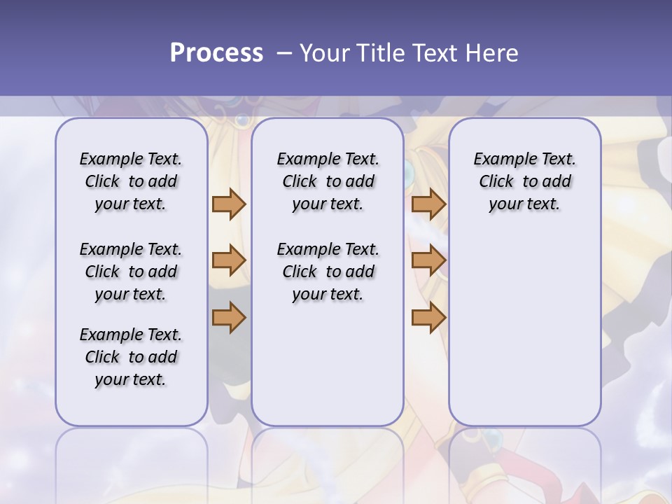 A Girl In A Yellow Dress With Angel Wings PowerPoint Template