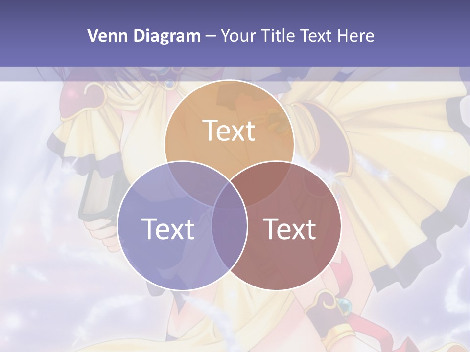 A Girl In A Yellow Dress With Angel Wings PowerPoint Template