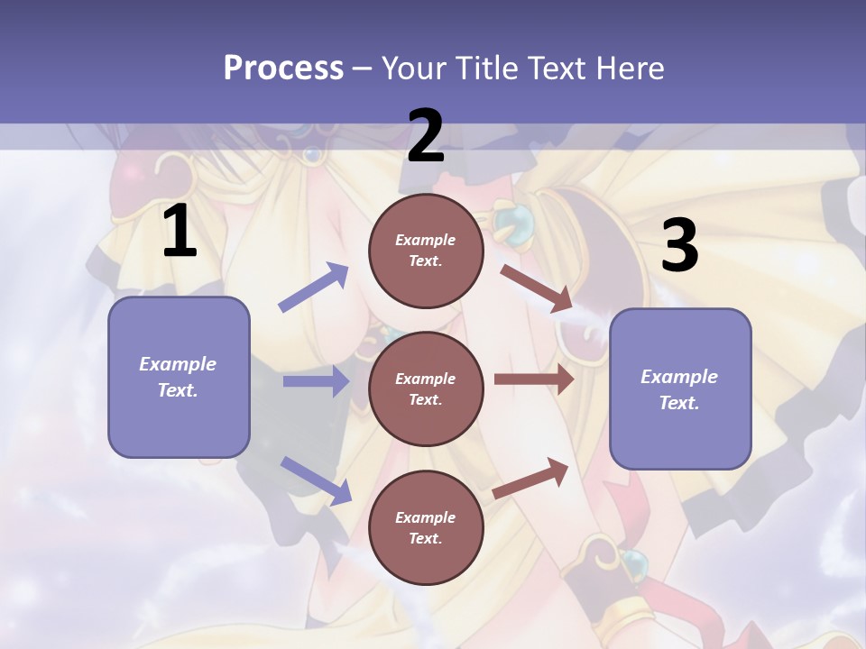 A Girl In A Yellow Dress With Angel Wings PowerPoint Template