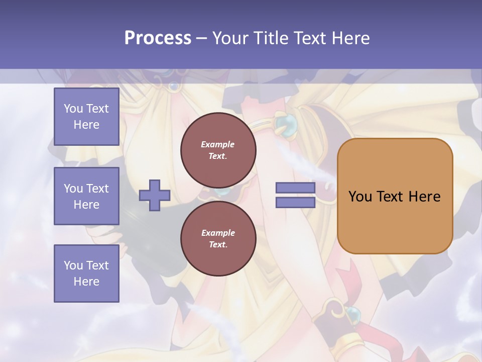 A Girl In A Yellow Dress With Angel Wings PowerPoint Template