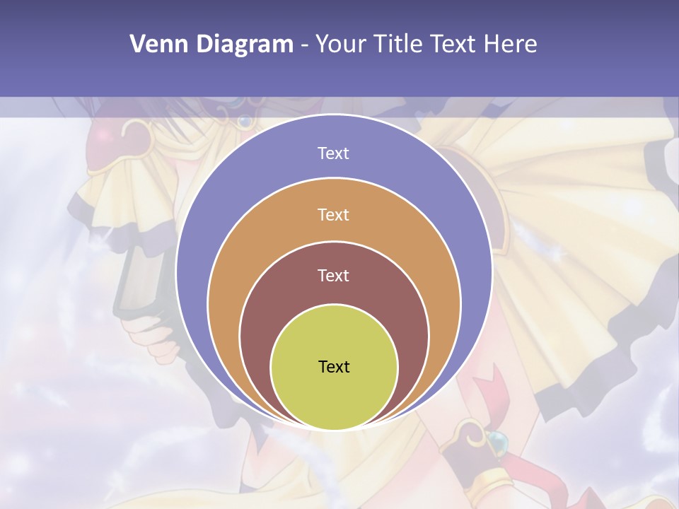 A Girl In A Yellow Dress With Angel Wings PowerPoint Template