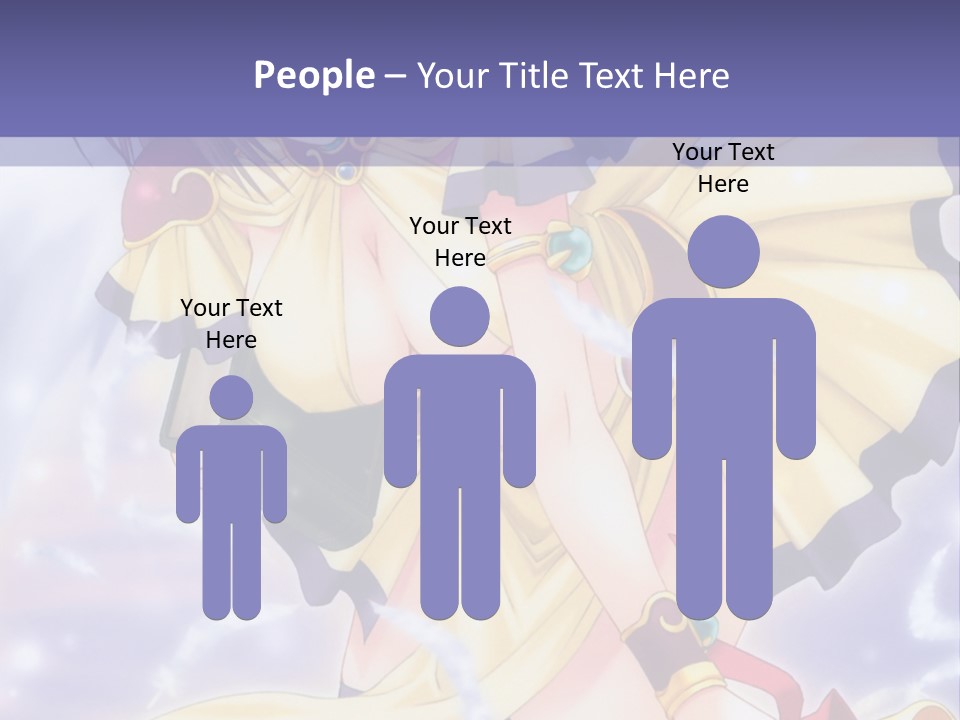 A Girl In A Yellow Dress With Angel Wings PowerPoint Template