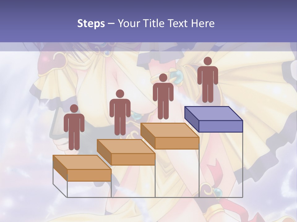 A Girl In A Yellow Dress With Angel Wings PowerPoint Template