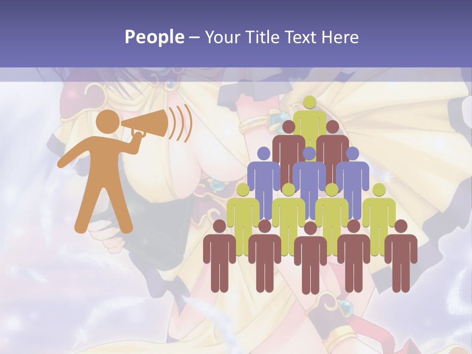 A Girl In A Yellow Dress With Angel Wings PowerPoint Template