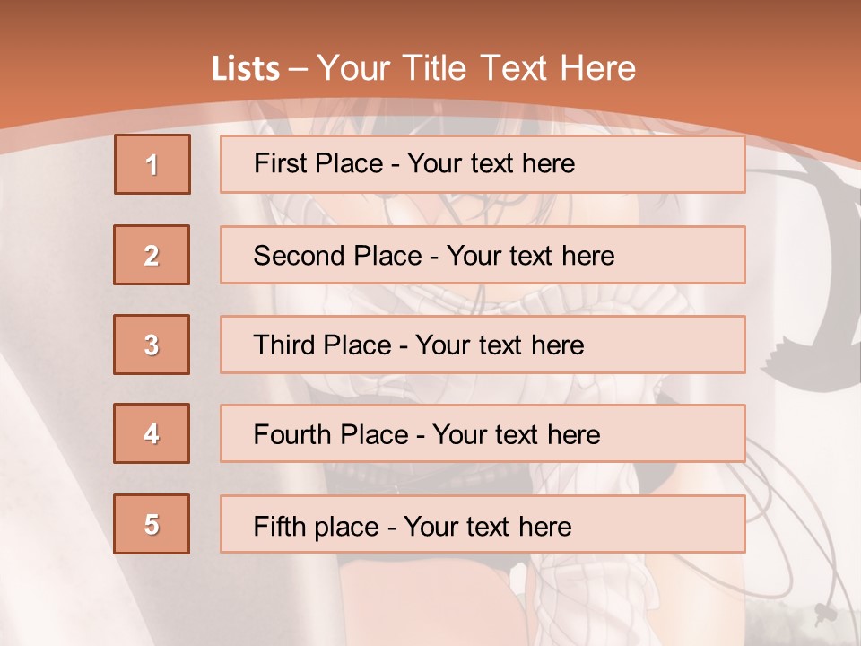 A Woman In A Hat Is Sitting On A Chair PowerPoint Template