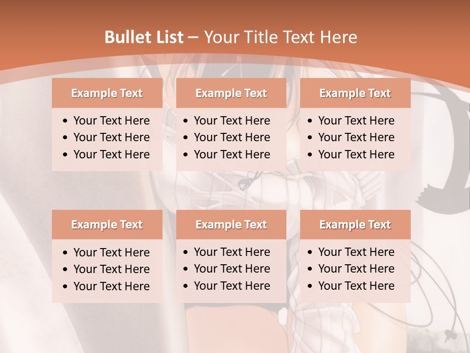 A Woman In A Hat Is Sitting On A Chair PowerPoint Template