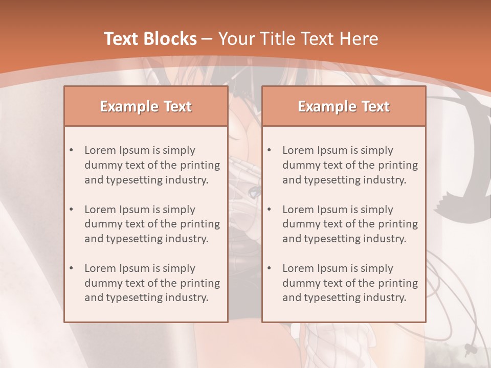 A Woman In A Hat Is Sitting On A Chair PowerPoint Template