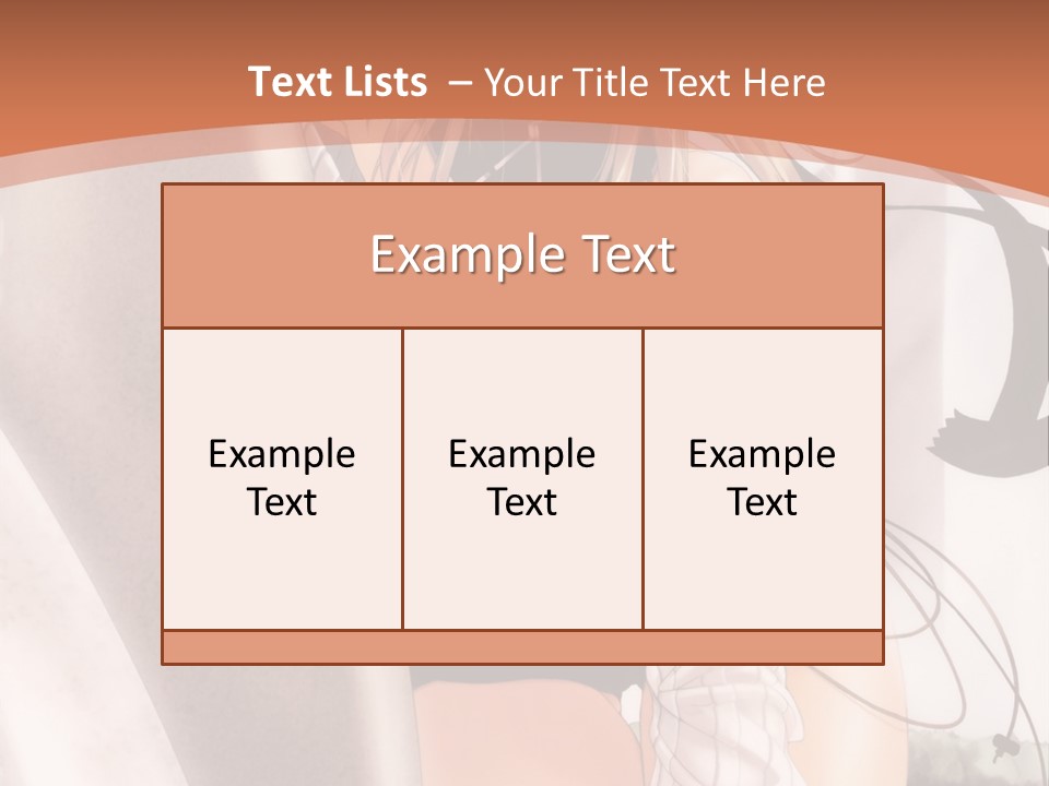 A Woman In A Hat Is Sitting On A Chair PowerPoint Template