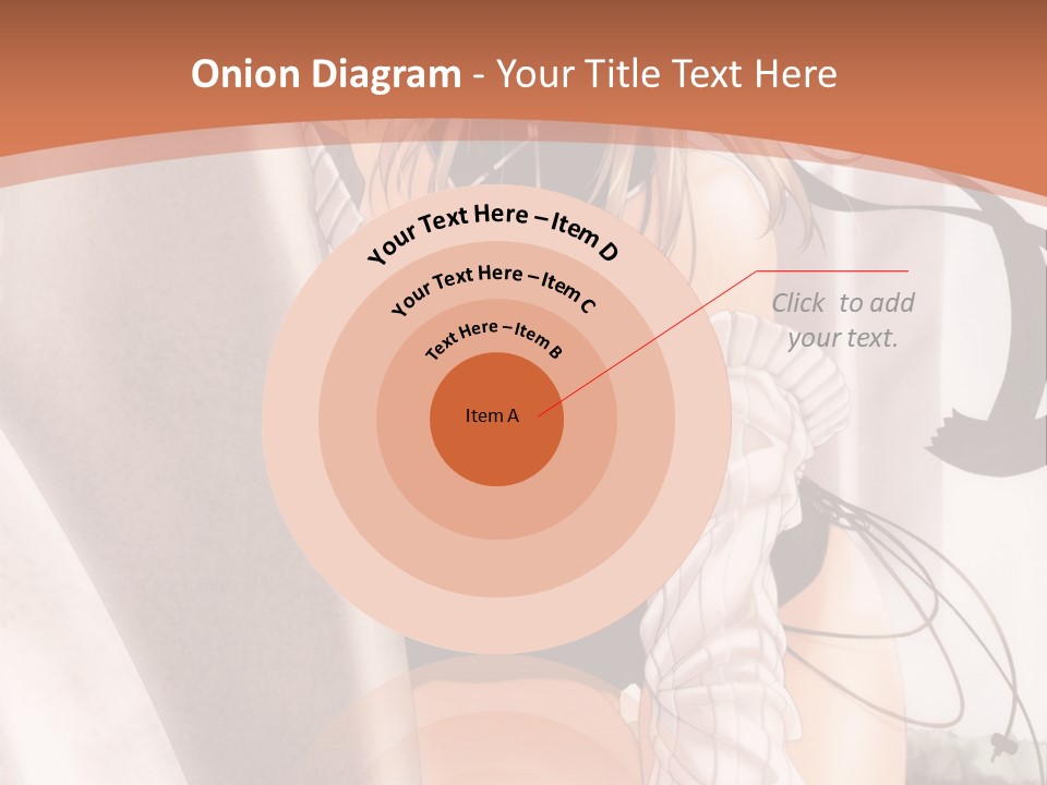 A Woman In A Hat Is Sitting On A Chair PowerPoint Template