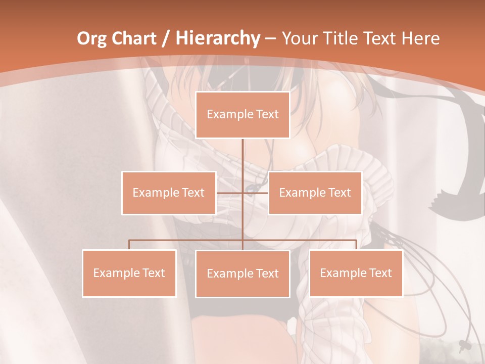 A Woman In A Hat Is Sitting On A Chair PowerPoint Template