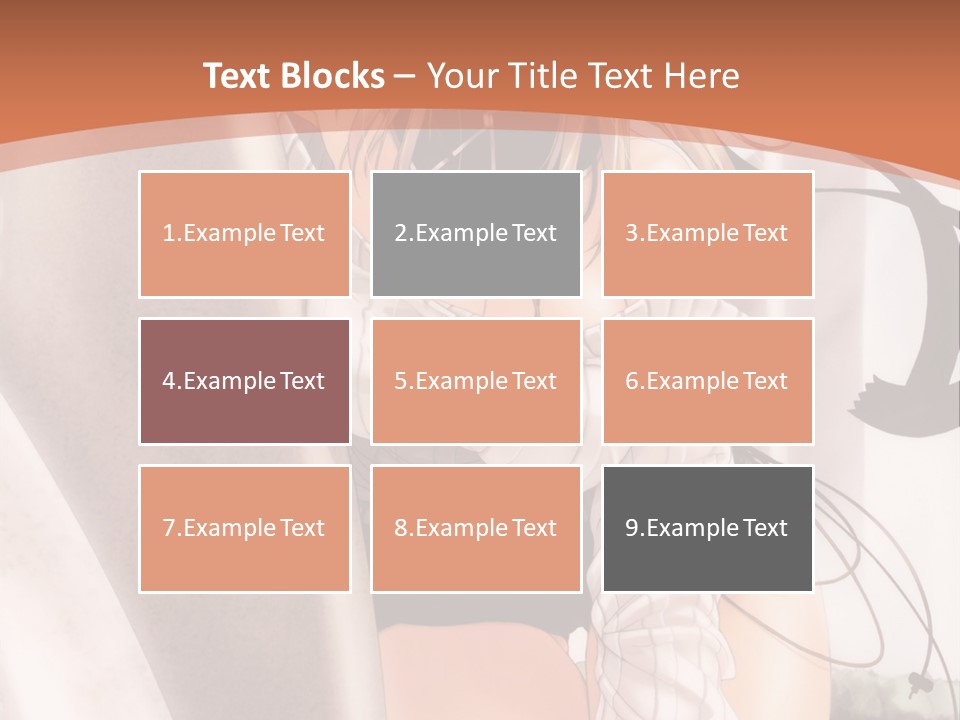 A Woman In A Hat Is Sitting On A Chair PowerPoint Template