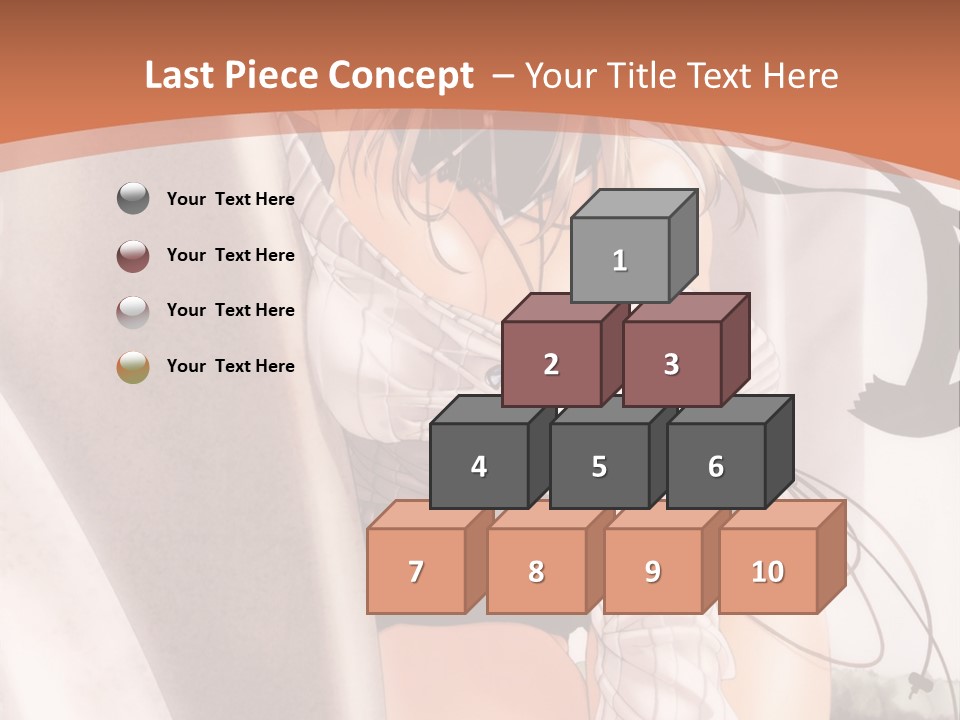 A Woman In A Hat Is Sitting On A Chair PowerPoint Template