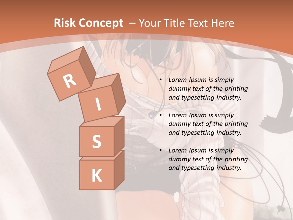 A Woman In A Hat Is Sitting On A Chair PowerPoint Template