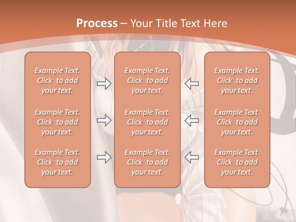A Woman In A Hat Is Sitting On A Chair PowerPoint Template