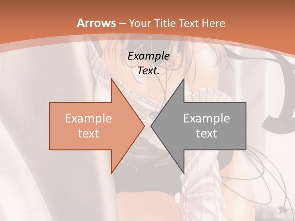 A Woman In A Hat Is Sitting On A Chair PowerPoint Template