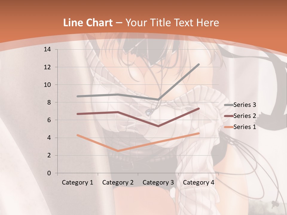 A Woman In A Hat Is Sitting On A Chair PowerPoint Template