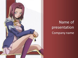 A Woman Sitting On A Chair With A Bottle Of Wine In Her Hand PowerPoint Template