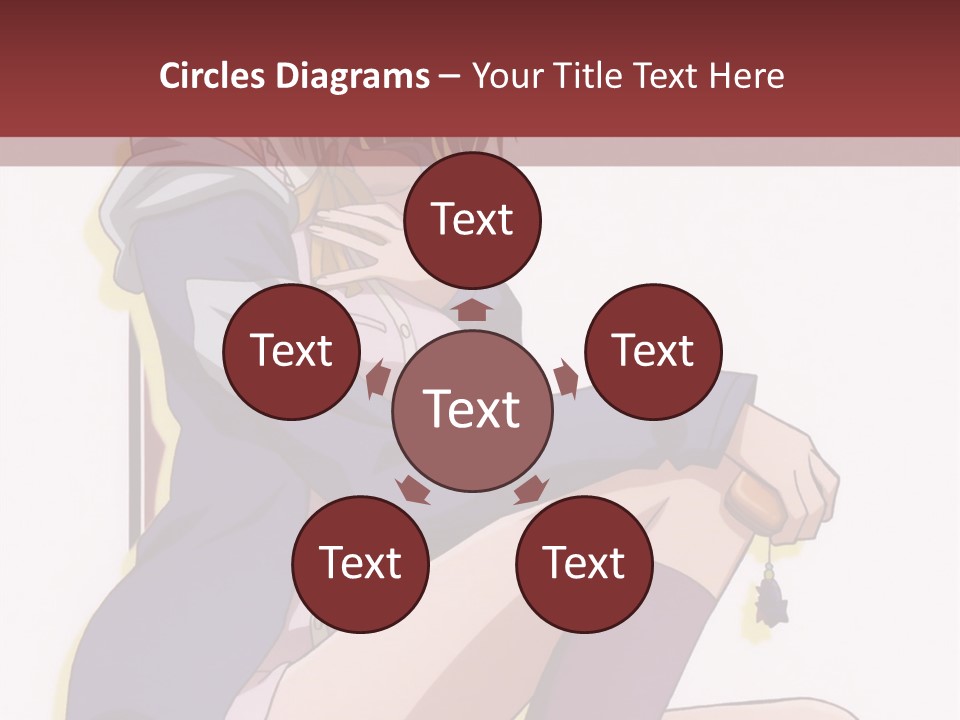 A Woman Sitting On A Chair With A Bottle Of Wine In Her Hand PowerPoint Template