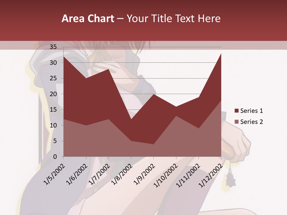 A Woman Sitting On A Chair With A Bottle Of Wine In Her Hand PowerPoint Template