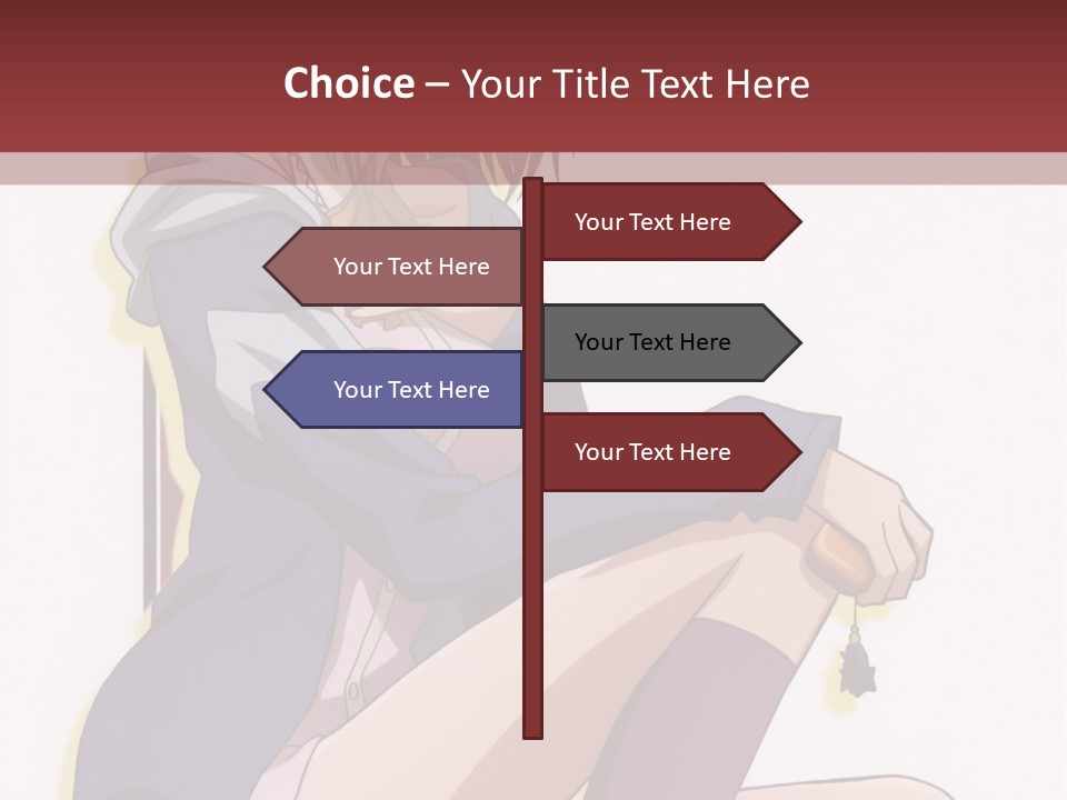 A Woman Sitting On A Chair With A Bottle Of Wine In Her Hand PowerPoint Template