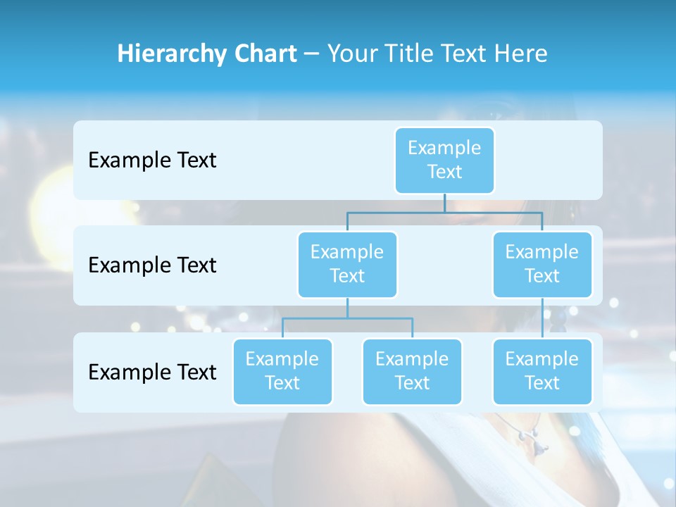 A Woman In A White Dress Standing In Front Of A Stage PowerPoint Template