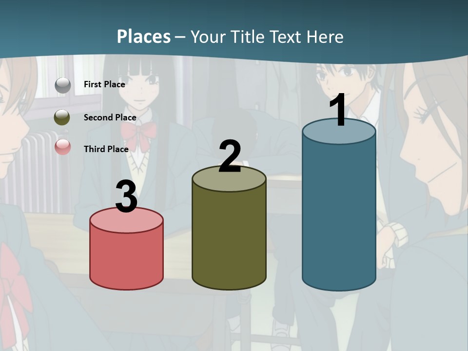 A Group Of People Sitting Around A Table PowerPoint Template