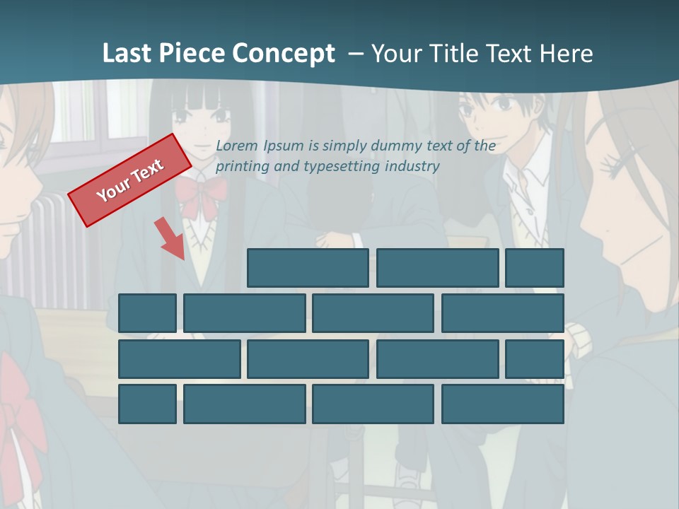 A Group Of People Sitting Around A Table PowerPoint Template