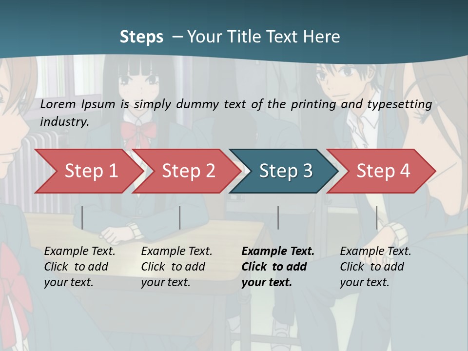 A Group Of People Sitting Around A Table PowerPoint Template