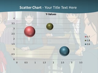 A Group Of People Sitting Around A Table PowerPoint Template