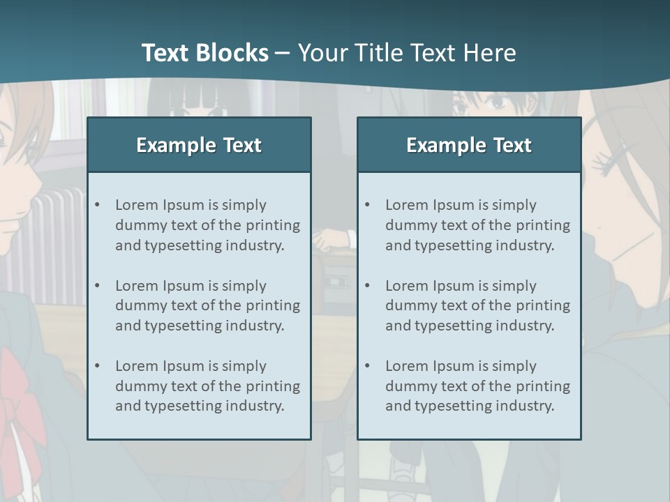 A Group Of People Sitting Around A Table PowerPoint Template
