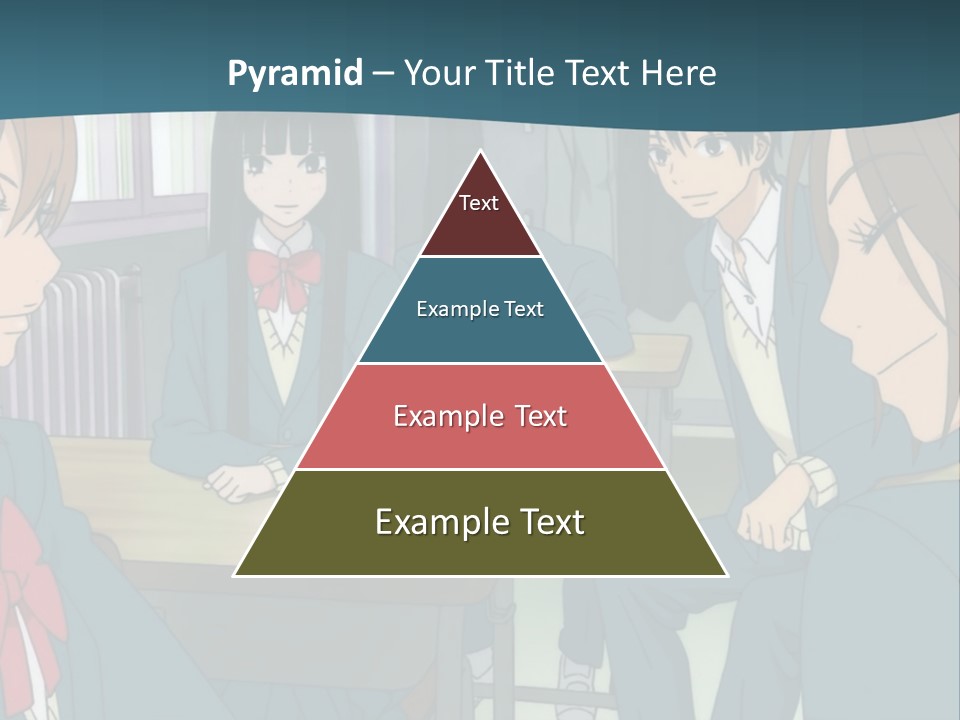 A Group Of People Sitting Around A Table PowerPoint Template