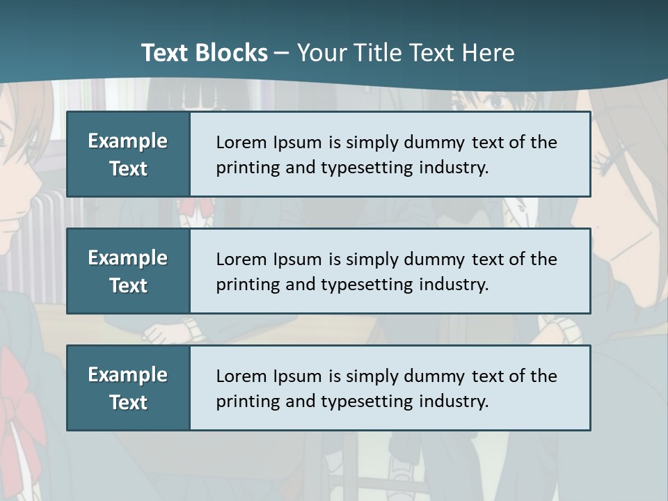 A Group Of People Sitting Around A Table PowerPoint Template