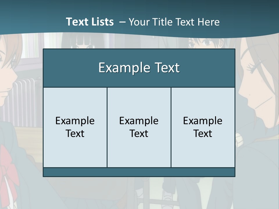 A Group Of People Sitting Around A Table PowerPoint Template