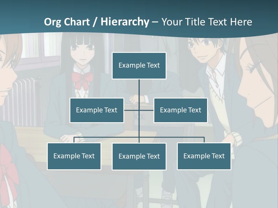 A Group Of People Sitting Around A Table PowerPoint Template